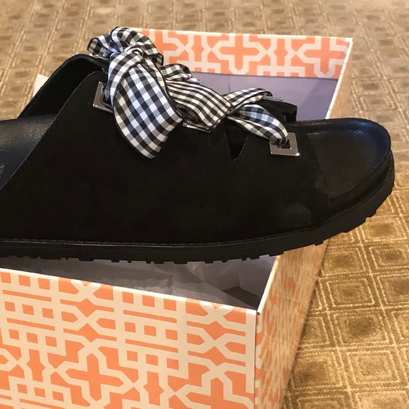 Gianna-Bini Gingham slides - Picture 4 of 5